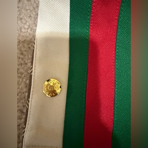 NEW!  Gucci Interlocking G Snap Track Pants Sherry Line XS - Picture 7 of 10